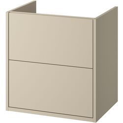Тумба под умывальник Ikea Havback с ящиками 60x48x63 (Бежевый) Thumb