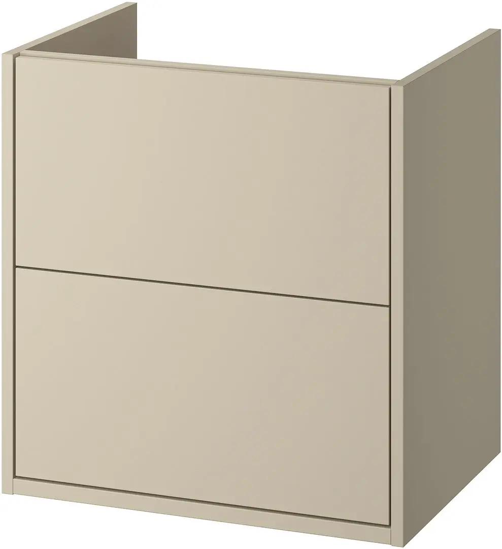 Тумба под умывальник Ikea Havback с ящиками 60x48x63 (Бежевый) - 2