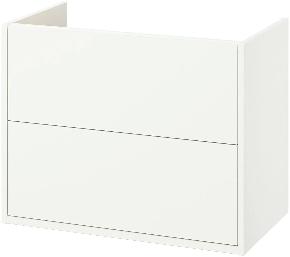 Тумба под умывальник Ikea Havback с ящиками 80x48x63 (Белый) - 2