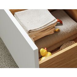 Тумба под умывальник Ikea Havback с ящиками 80x48x63 (Белый) Thumb