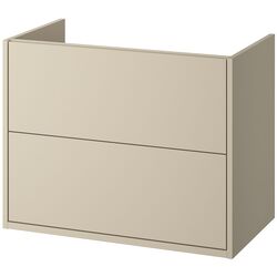 Тумба под умывальник Ikea Havback с ящиками 80x48x63 (Бежевый) Thumb