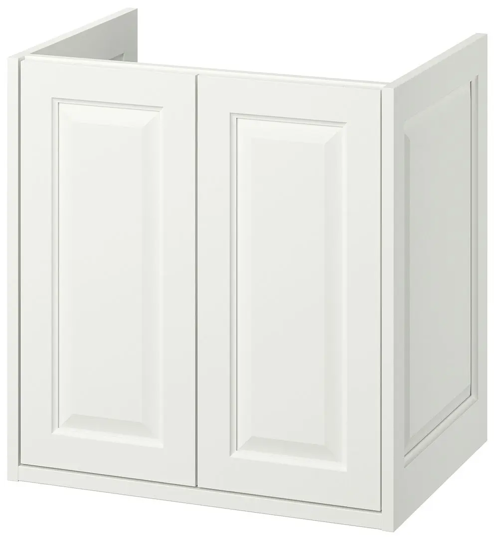 Tumba sub lavoar Ikea Tannforsen cu usi 60x48x63 (Alb) - 2