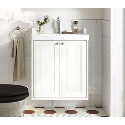 Тумба под умывальник Ikea Tannforsen с дверцами 60x48x63 (Белый)