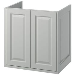 Тумба под умывальник Ikea Tannforsen с дверцами 60x48x63 (Серый) Thumb