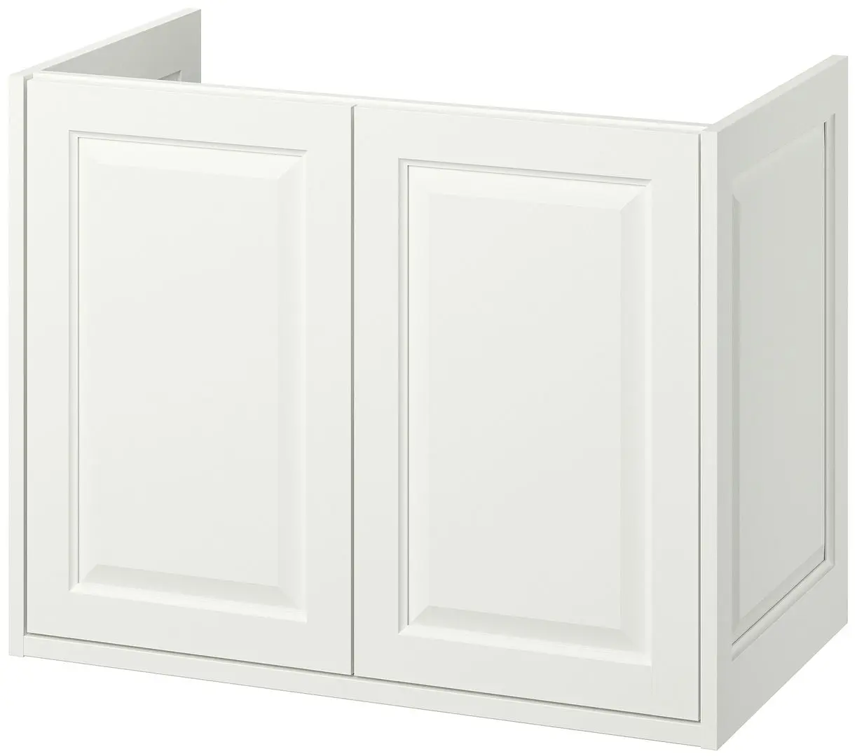 Tumba sub lavoar Ikea Tannforsen cu usi 80x48x63 (Alb) - 2