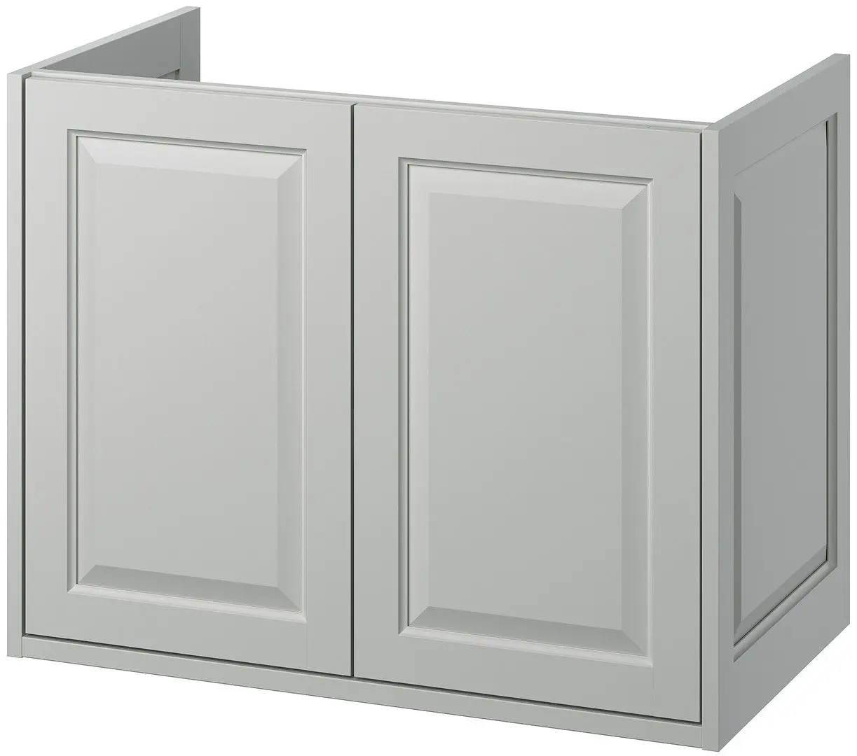 Тумба под умывальник Ikea Tannforsen с дверцами 80x48x63 (Серый) - 2