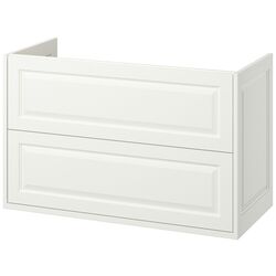 Тумба под умывальник Ikea Tannforsen с ящиками 100x48x63 (Белый) Thumb