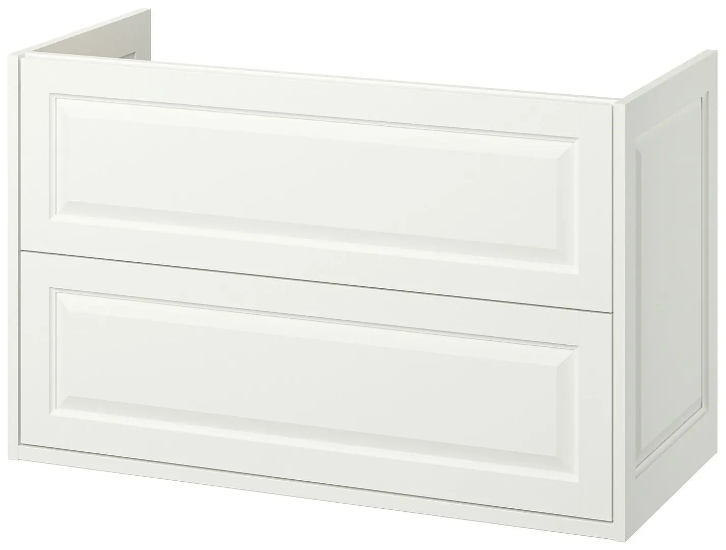 Тумба под умывальник Ikea Tannforsen с ящиками 100x48x63 (Белый) - 2