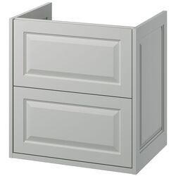 Тумба под умывальник Ikea Tannforsen с ящиками 60x48x63 (Серый) Thumb