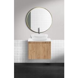 Set dulap cu lavoar Imprese Bilovec f3206Dr (Craft Oak/White)