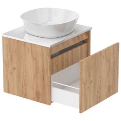 Set dulap cu lavoar Imprese Bilovec f3206Dr (Craft Oak/White) Thumb