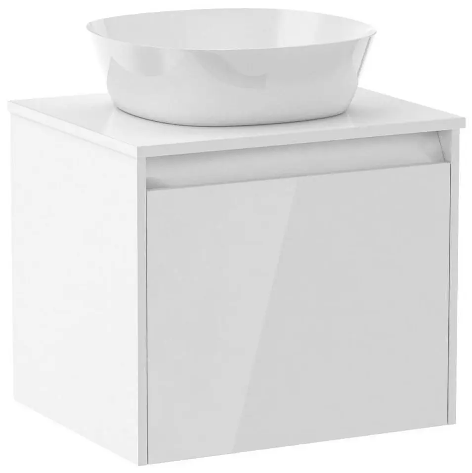 Set dulap cu lavoar Imprese Bilovec f3206W (White) - 3