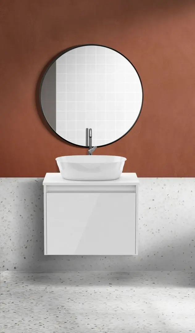 Set dulap cu lavoar Imprese Bilovec f3206W (White)