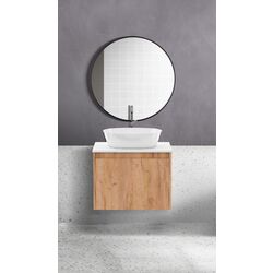 Set dulap cu lavoar Imprese Bilovec f3276Dr (Craft Oak/White)