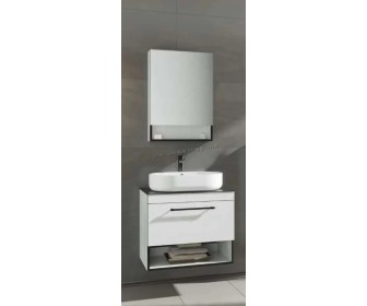 Набор тумбы с раковиной Imprese Black Edge f32117W (White)