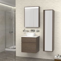 Набор тумбы с раковиной Imprese Blatna L f32108Dr (Elm Bergamo/White) Thumb