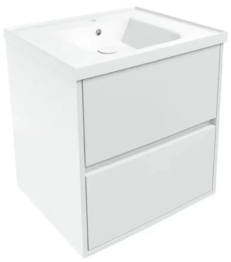 Set dulap cu lavoar Imprese Laska f3207W (White) - 2