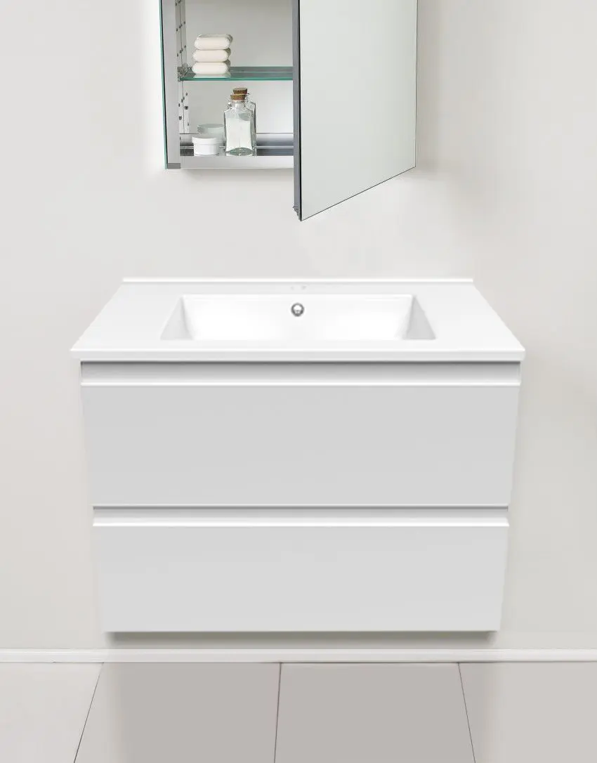 Set dulap cu lavoar Imprese Laska f3207W (White)