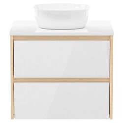 Set dulap cu lavoar Imprese Netka f3201Dr (Sonoma Oak/White) Thumb