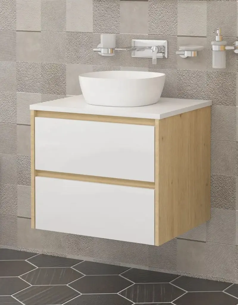 Set dulap cu lavoar Imprese Netka f3271Dr (Oak)