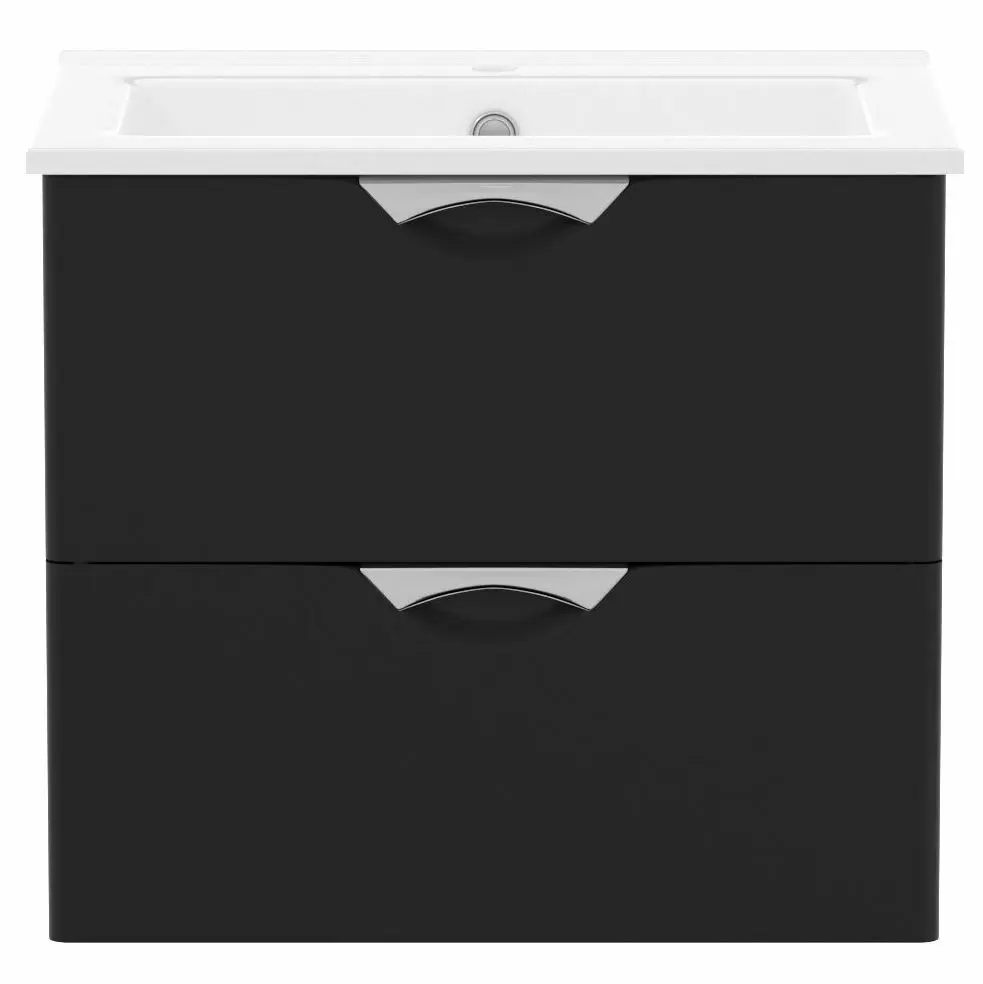 Set dulap cu lavoar Imprese Nova Vlna M f32003B (Black) - 2