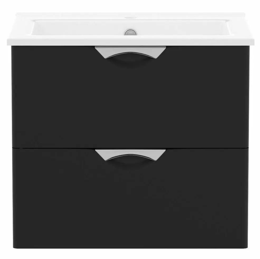 Set dulap cu lavoar Imprese Nova Vlna M f32703B (Black) - 2