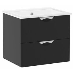 Set dulap cu lavoar Imprese Nova Vlna M f32703B (Black)