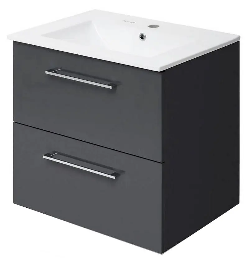 Набор тумбы с раковиной Imprese Valtice f3202G (Graphite)