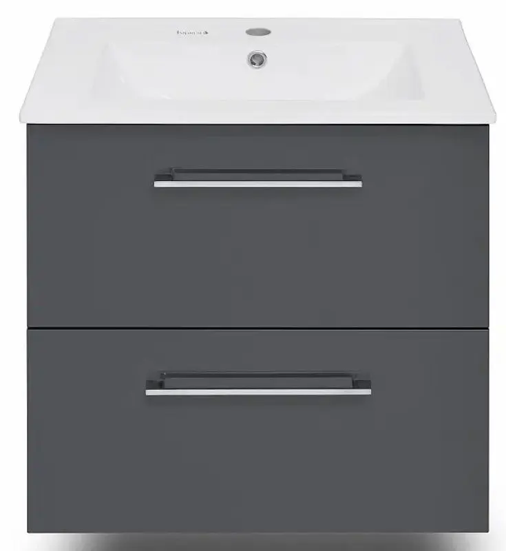 Set dulap cu lavoar Imprese Valtice f3212G (Grey) - 2