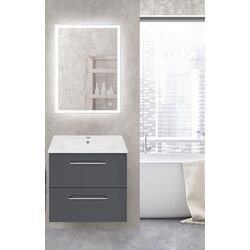 Set dulap cu lavoar Imprese Valtice f3212G (Grey)