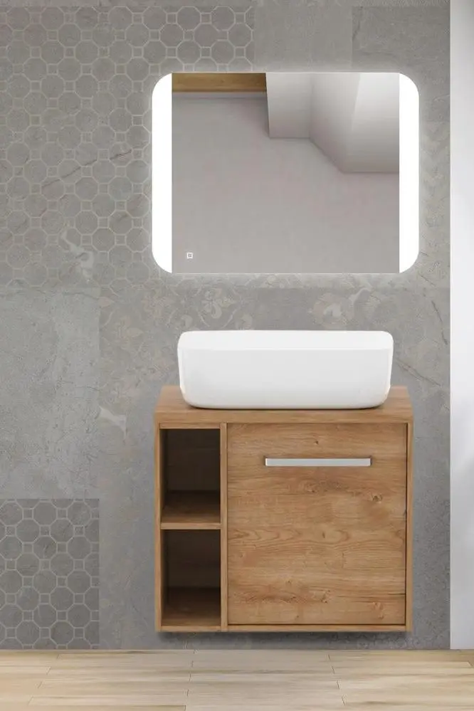 Set dulap cu lavoar Imprese Vyskov f3275Dr (Oak)