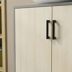 Шкаф под умывальник Kleankin 834-583V00GY (Grey/Natural Wood) Thumb