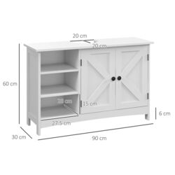 Dulap sub lavoar Kleankin 834-651V00WT (White) Thumb