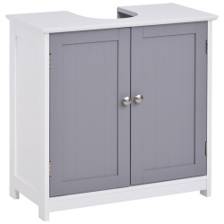 Tumba sub lavoar Kleankin 834-279 (White/Grey) Thumb