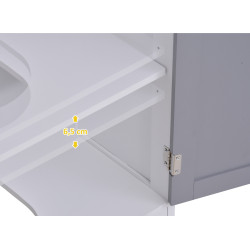 Tumba sub lavoar Kleankin 834-279 (White/Grey) Thumb