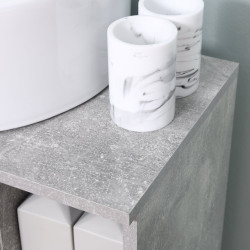 Tumba sub lavoar Kleankin 834-382GY (Grey/White) Thumb