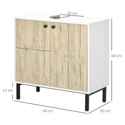 Tumba sub lavoar Kleankin 834-443V01 (Oak/White) Thumb