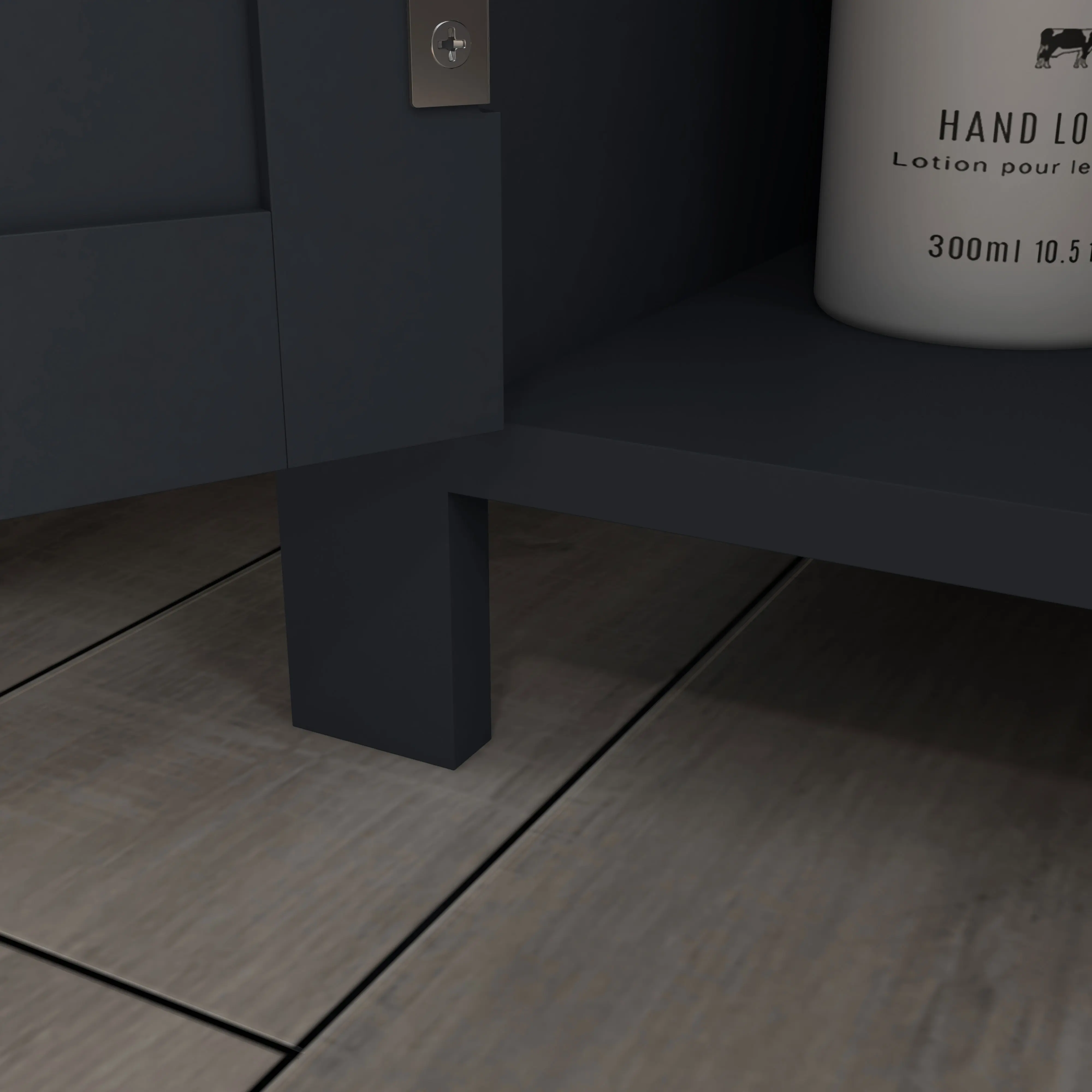 Tumba sub lavoar Kleankin 834-575V00GY (Grey/Natural) - 4