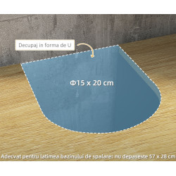 Tumba sub lavoar Kleankin 834-575V00GY (Grey/Natural) Thumb