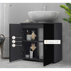 Tumba sub lavoar Kleankin 834-619V81BK (Black) Thumb