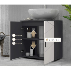 Tumba sub lavoar Kleankin 834-619V81LG (Grey) Thumb