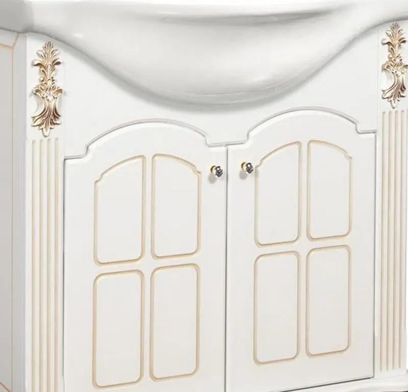 Набор тумбы с раковиной Marcel Prod 0454.1.1 Versailles 850 (White/Golden) - 2