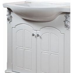 Set dulap cu lavoar Marcel Prod 0454.1.2 Versailles 850 (White/Silver) Thumb