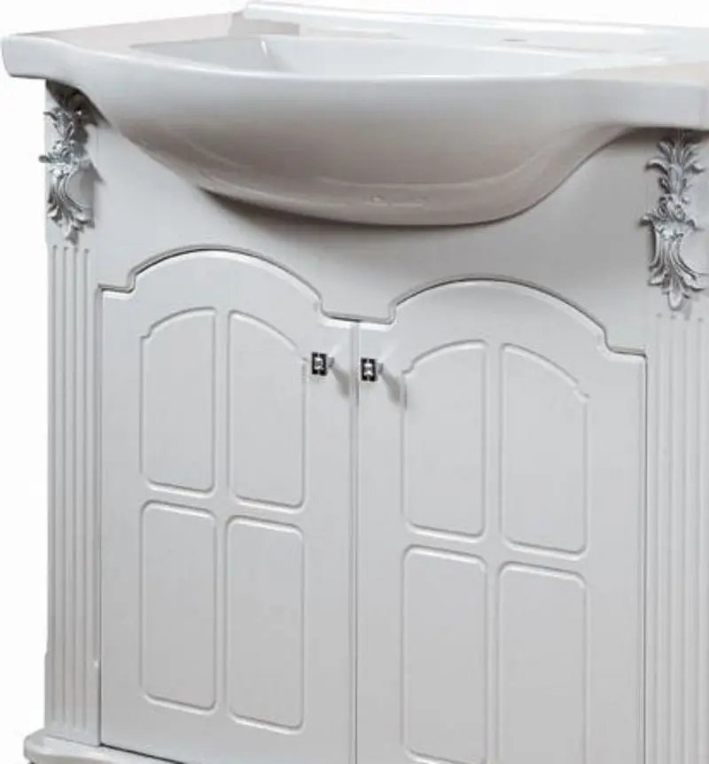 Set dulap cu lavoar Marcel Prod 0454.1.2 Versailles 850 (White/Silver) - 2