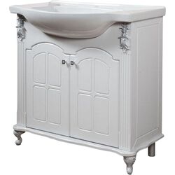 Set dulap cu lavoar Marcel Prod 0454.1.2 Versailles 850 (White/Silver)