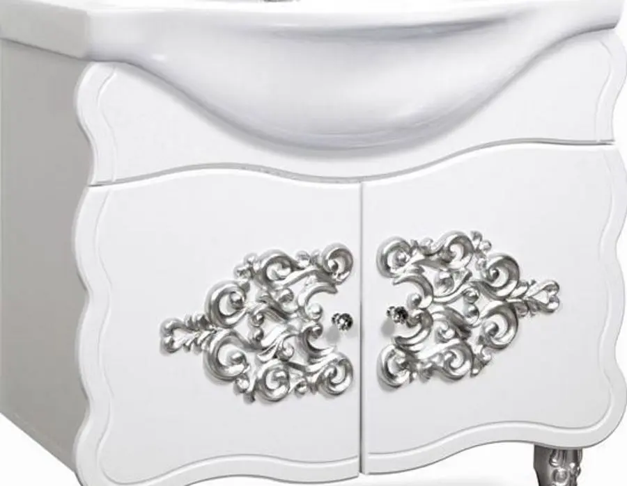 Set dulap cu lavoar Marcel Prod 0459.2.2 Temptation 850 (White/Silver) - 2