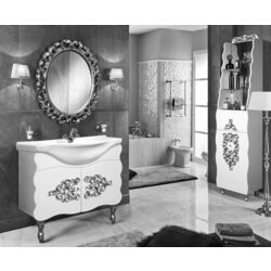 Set dulap cu lavoar Marcel Prod 0459.2.2 Temptation 850 (White/Silver) Thumb