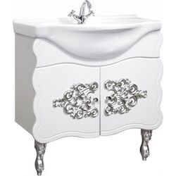 Set dulap cu lavoar Marcel Prod 0459.2.2 Temptation 850 (White/Silver)