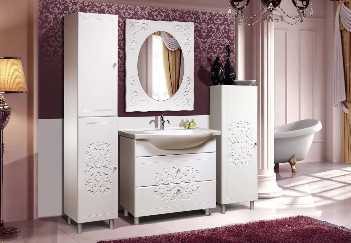 Set dulap cu lavoar Marcel Prod 0464.2 Sens 850 (White) - 3