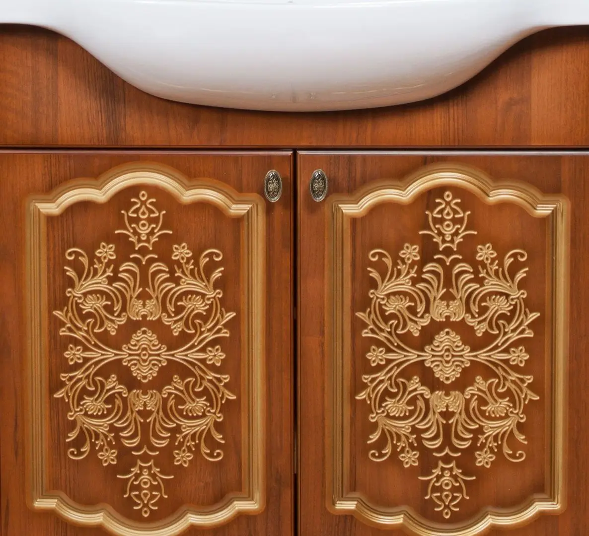 Set dulap cu lavoar Marcel Prod 0465.2 Bagheera 850 (Walnut) - 2